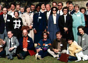 Some of the participants at the Doncaster Meeting, where the WG was created.