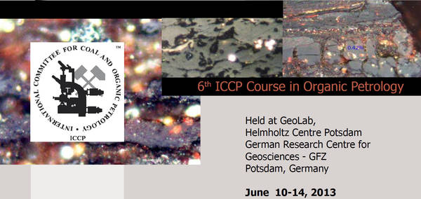 6th ICCP Course on Organic Petrology at GFZ, Potsdam